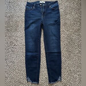 KanCan Dark Blue Ankle Jeans